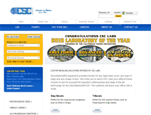 Tablet Screenshot of csclabs.com